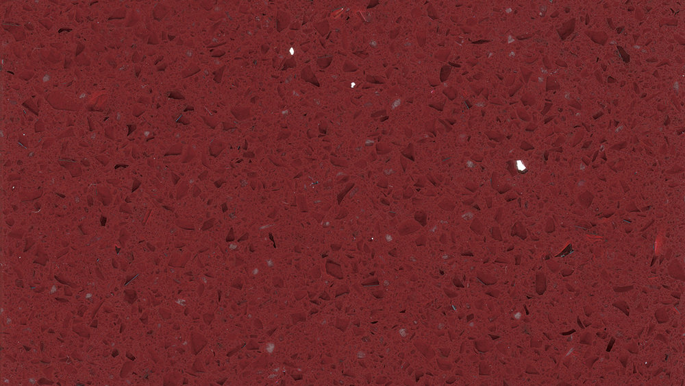 Red Shimmer Quartz Countertop |