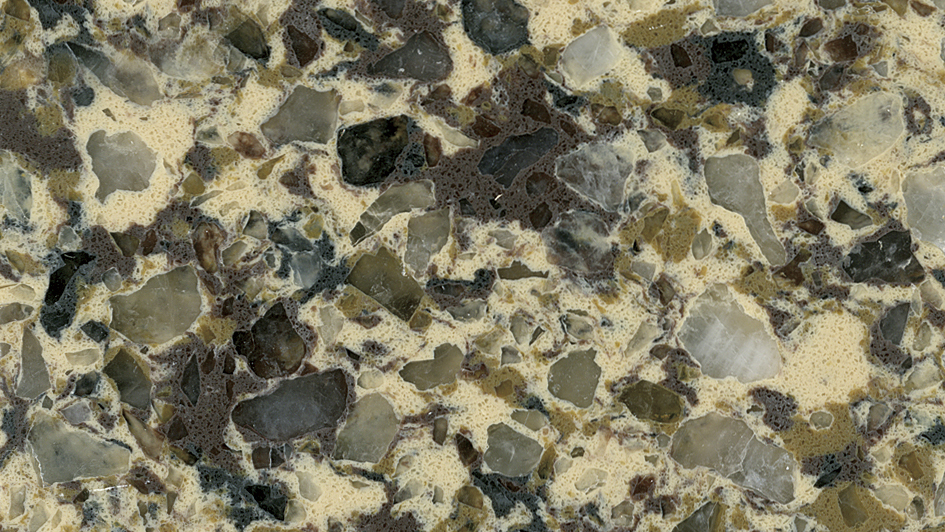 Fosisil Brown Quartz Countertop